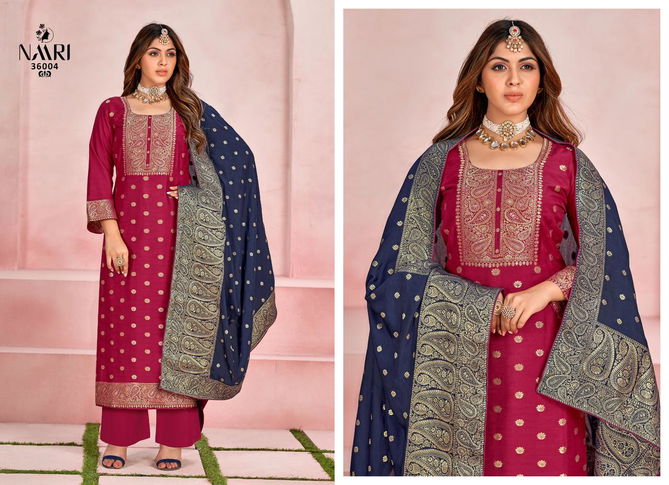 Suhagan Vol 2 By Naari Jacquard Salwar Kameez Catalog